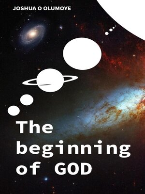 cover image of The Beginning of God